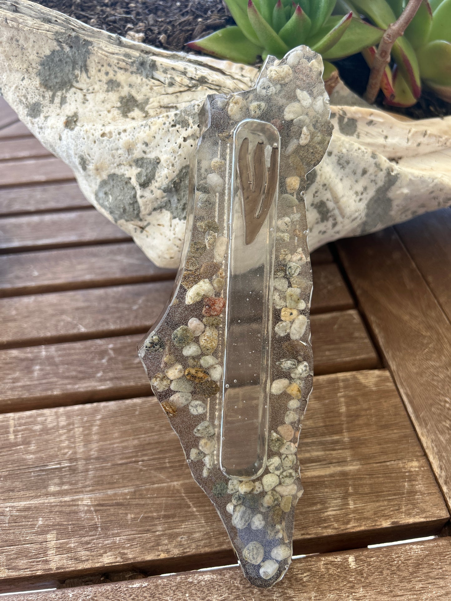 Mezuzah Case River Pebbles