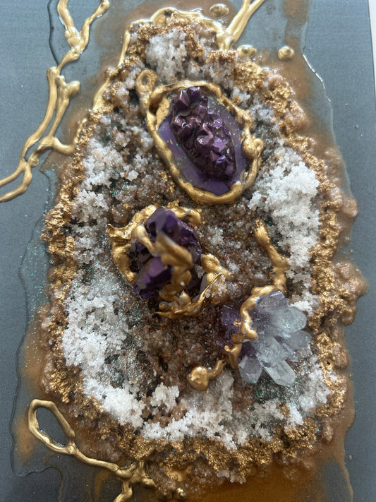 Geode Purple Gold