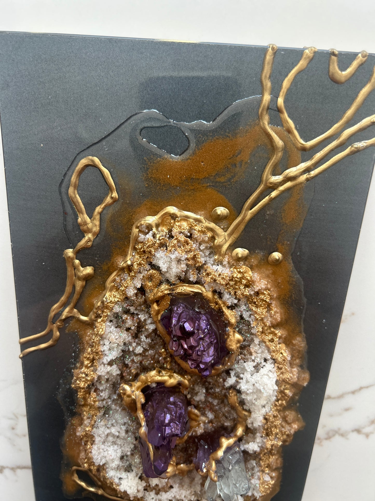 Geode Purple Gold