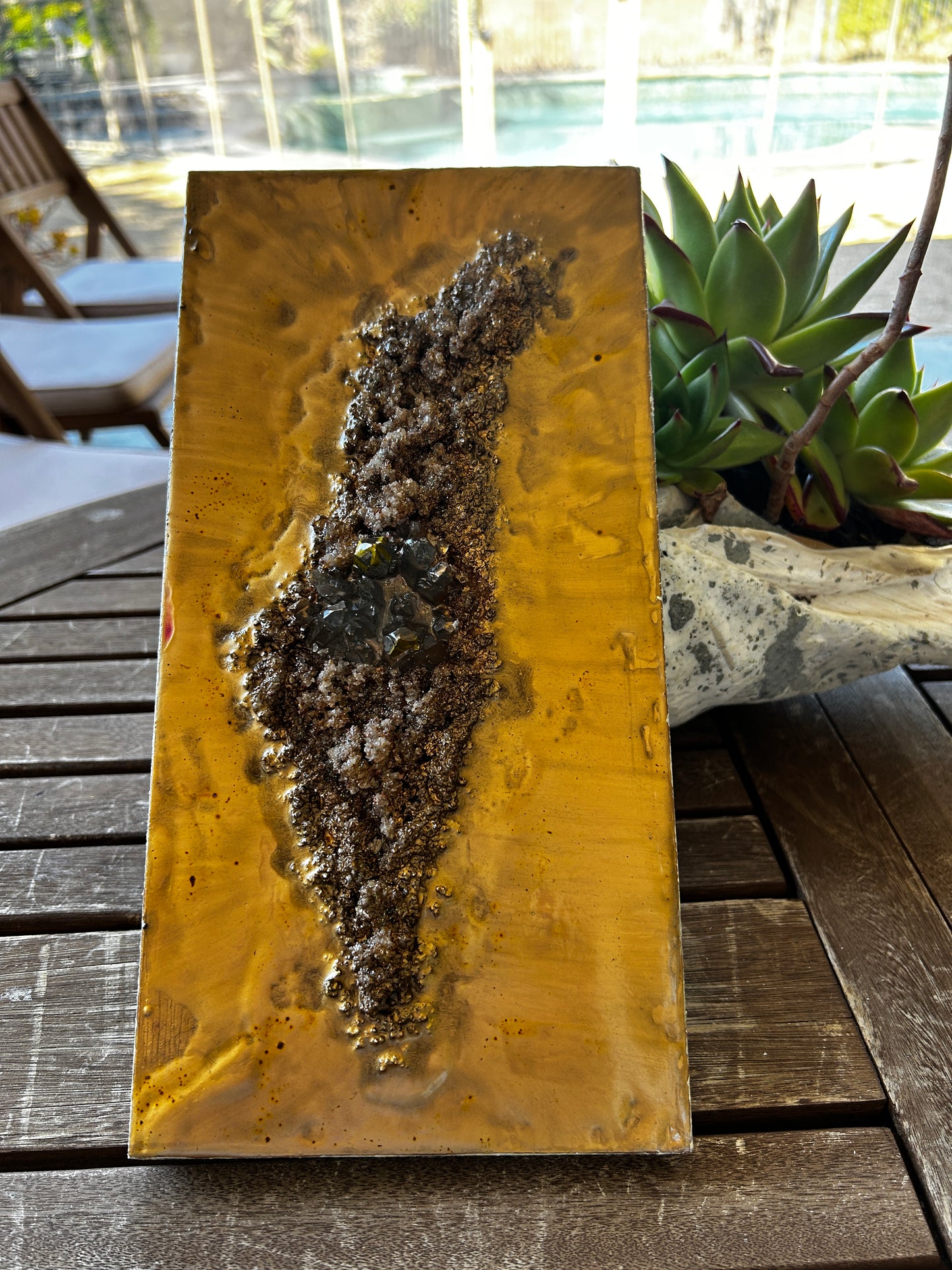 Painting Israel Chrome Geode Vibe