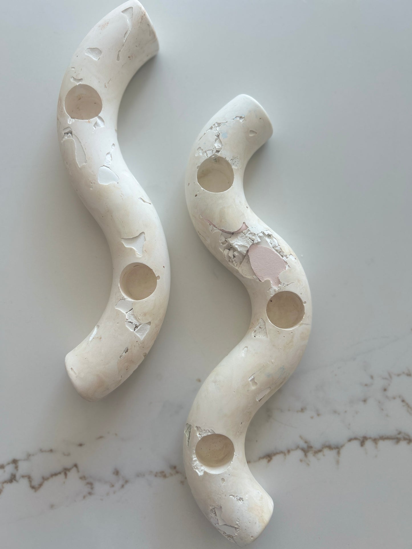Two Marble Stone Candlesticks Set (Copy)