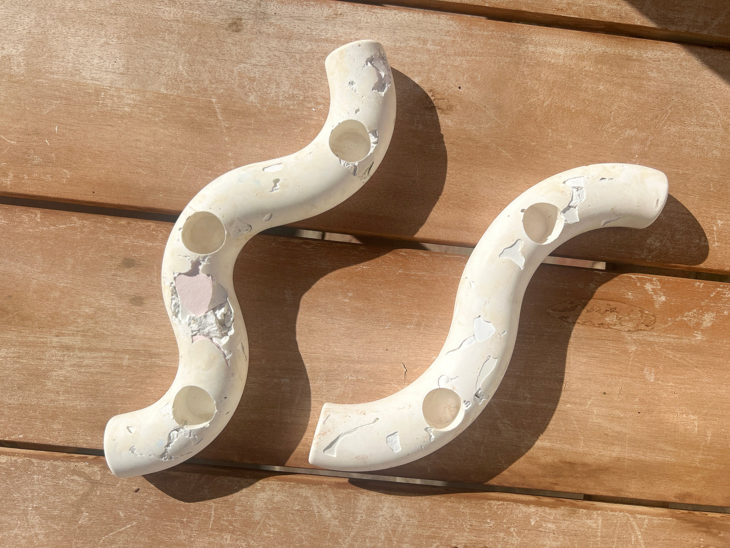 Two Marble Stone Candlesticks Set (Copy)