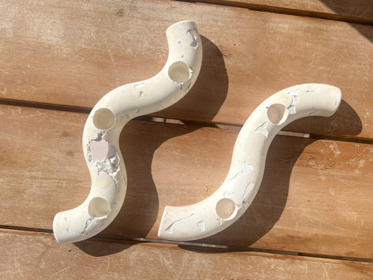 Two Marble Stone Candlesticks Set (Copy)