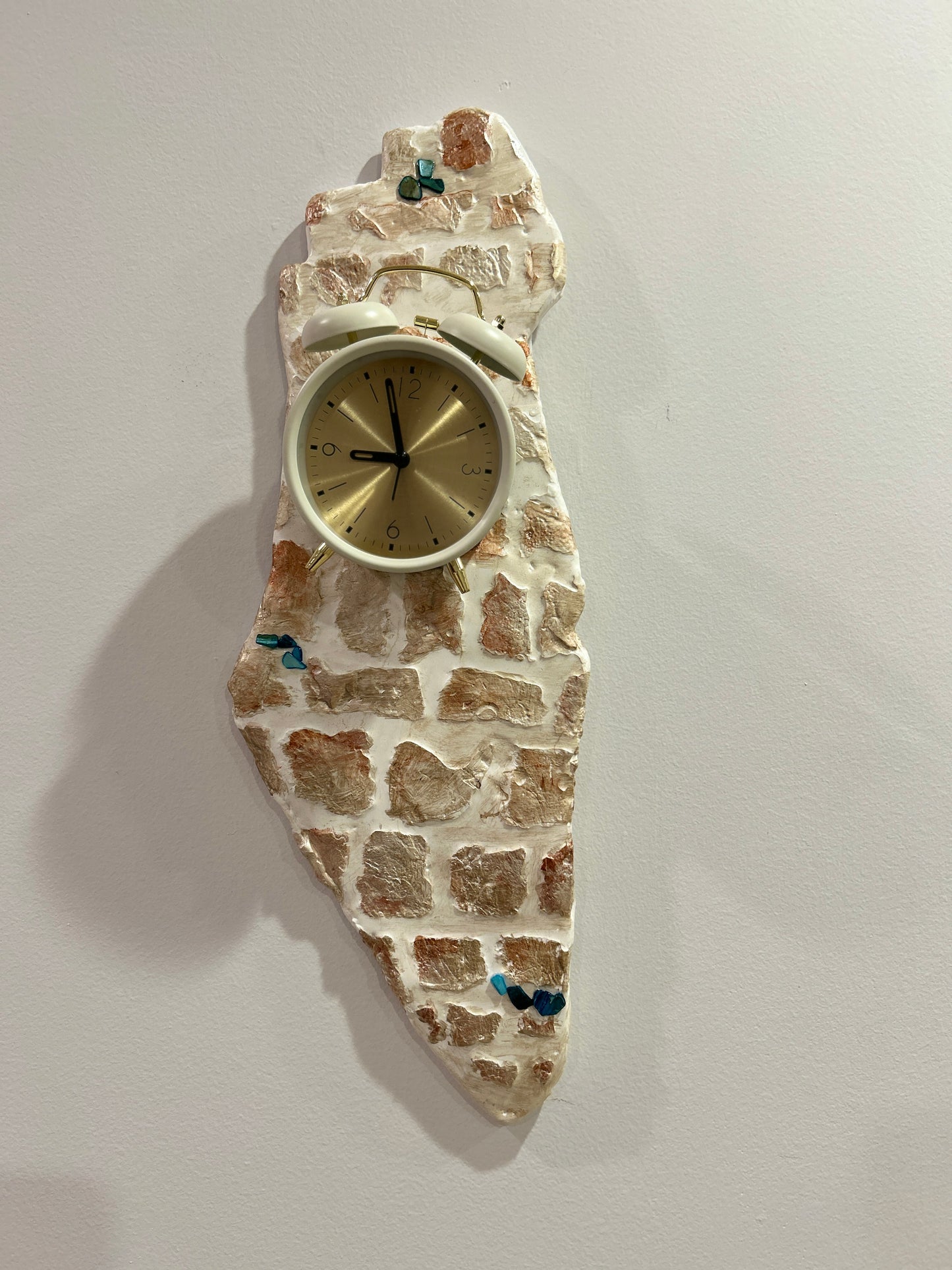 Israel Stone wall old Clock