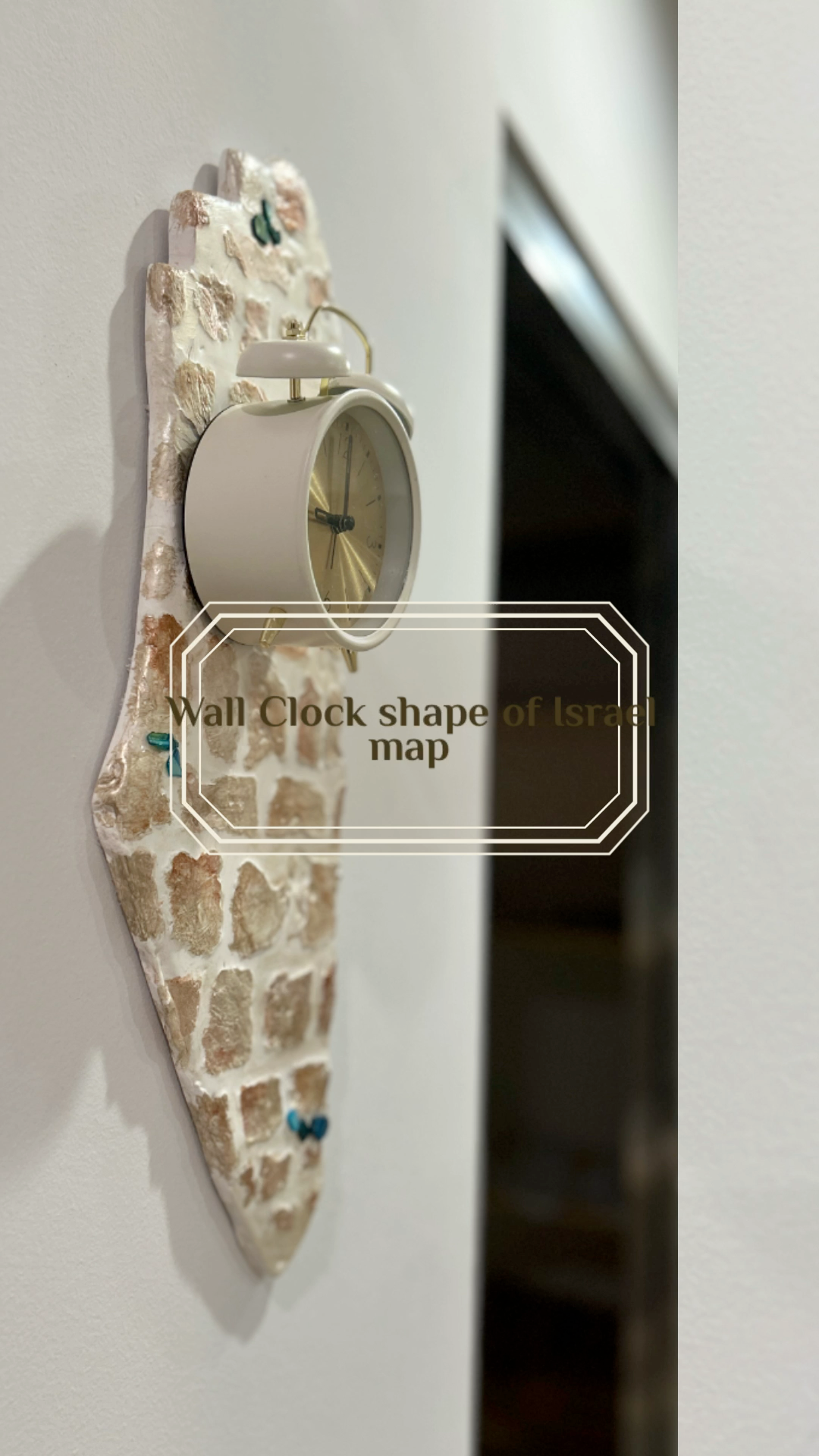 Israel Stone wall old Clock
