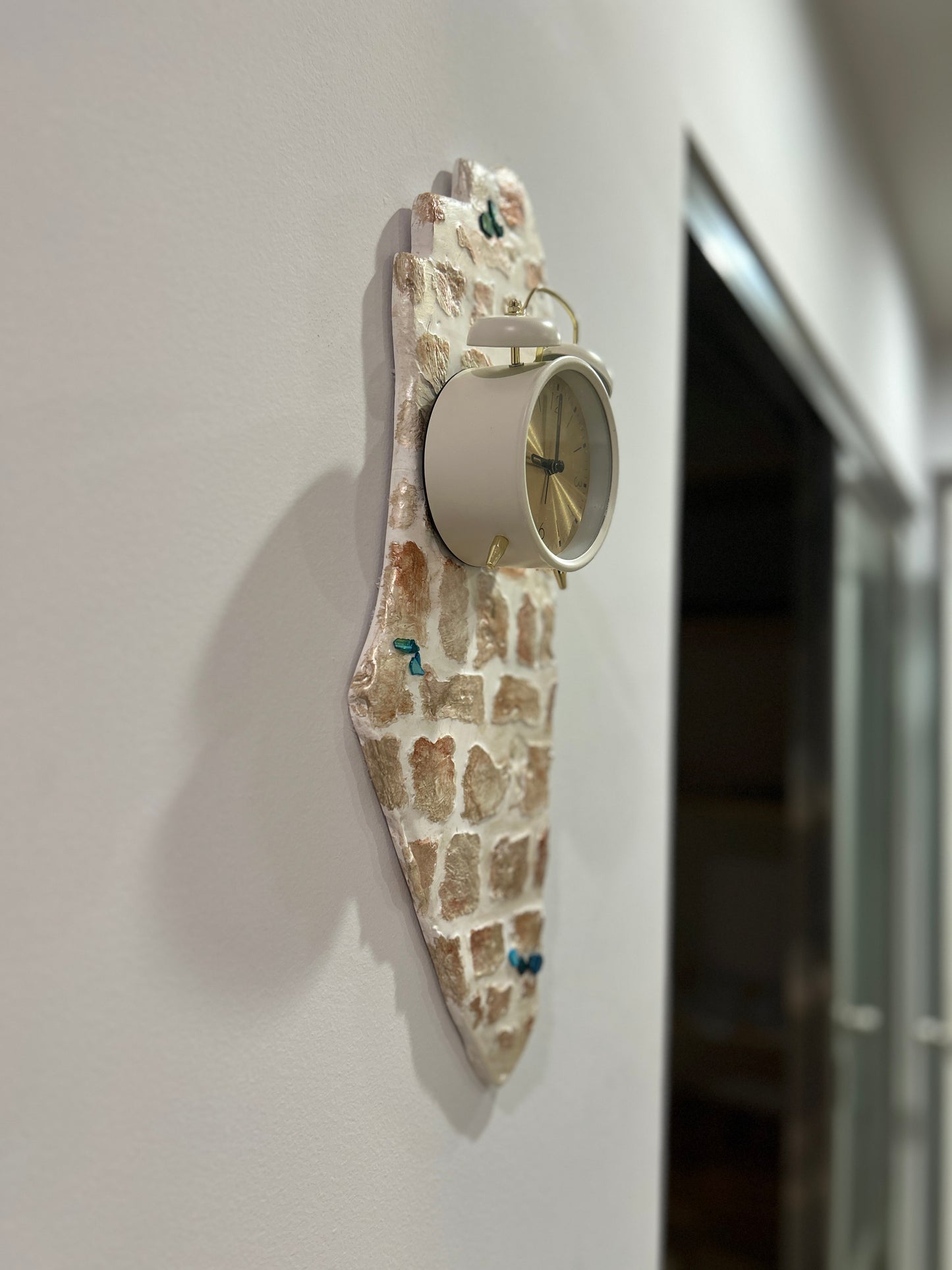 Israel Stone wall old Clock