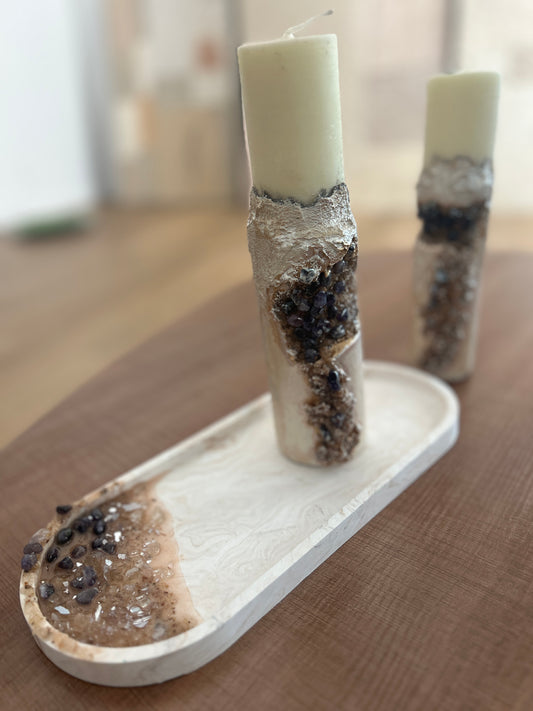 Amethyst Geode Candle