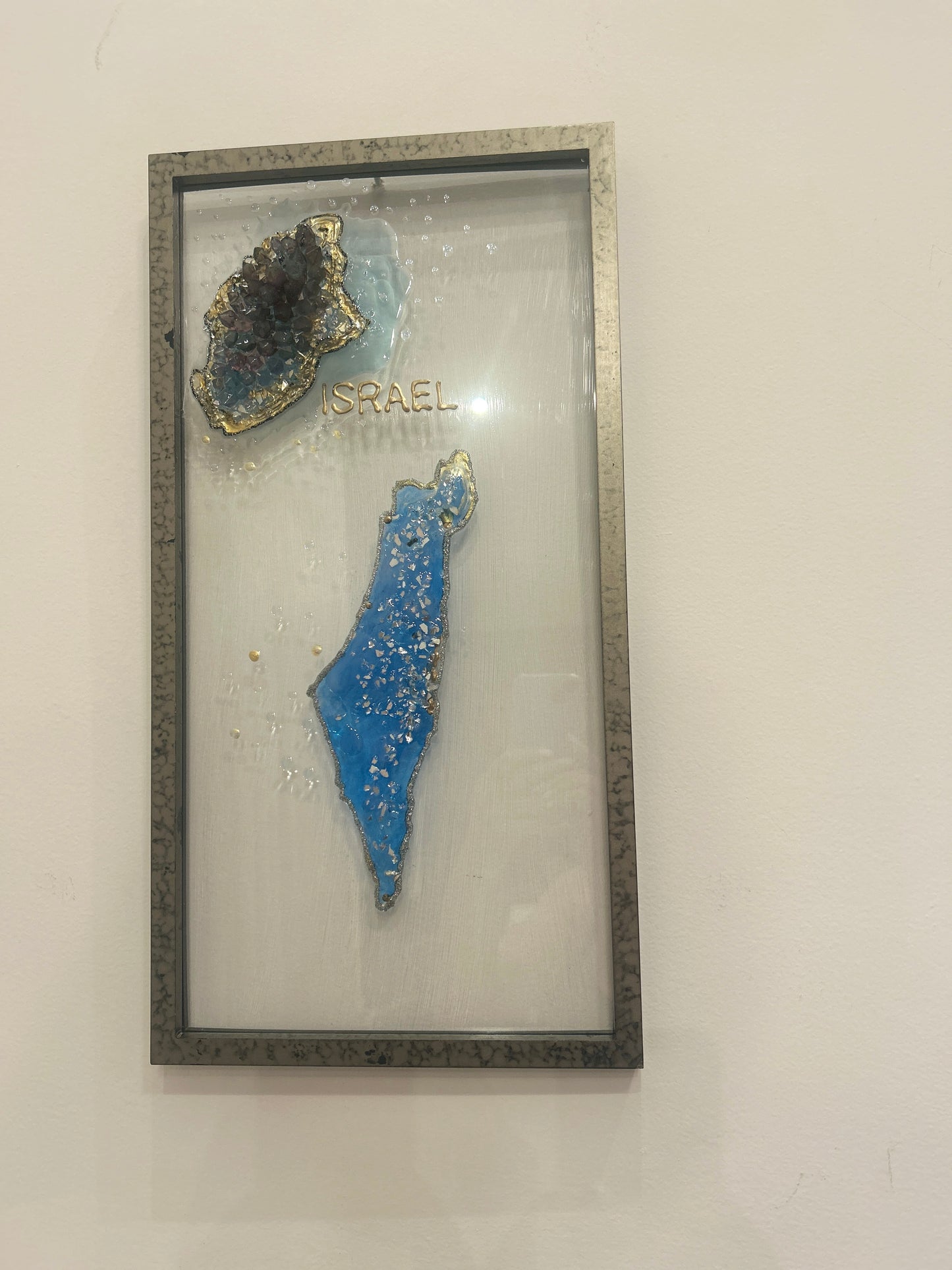 Map of Israel Geode inspiration