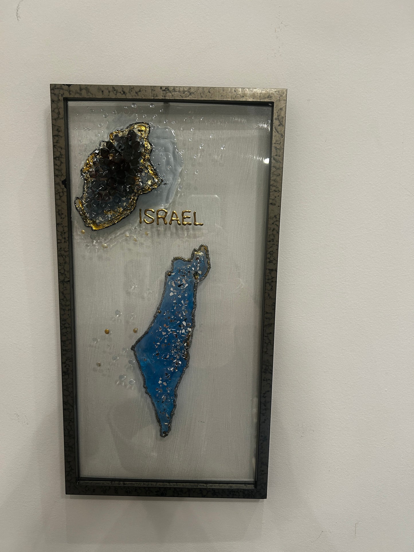 Map of Israel Geode inspiration