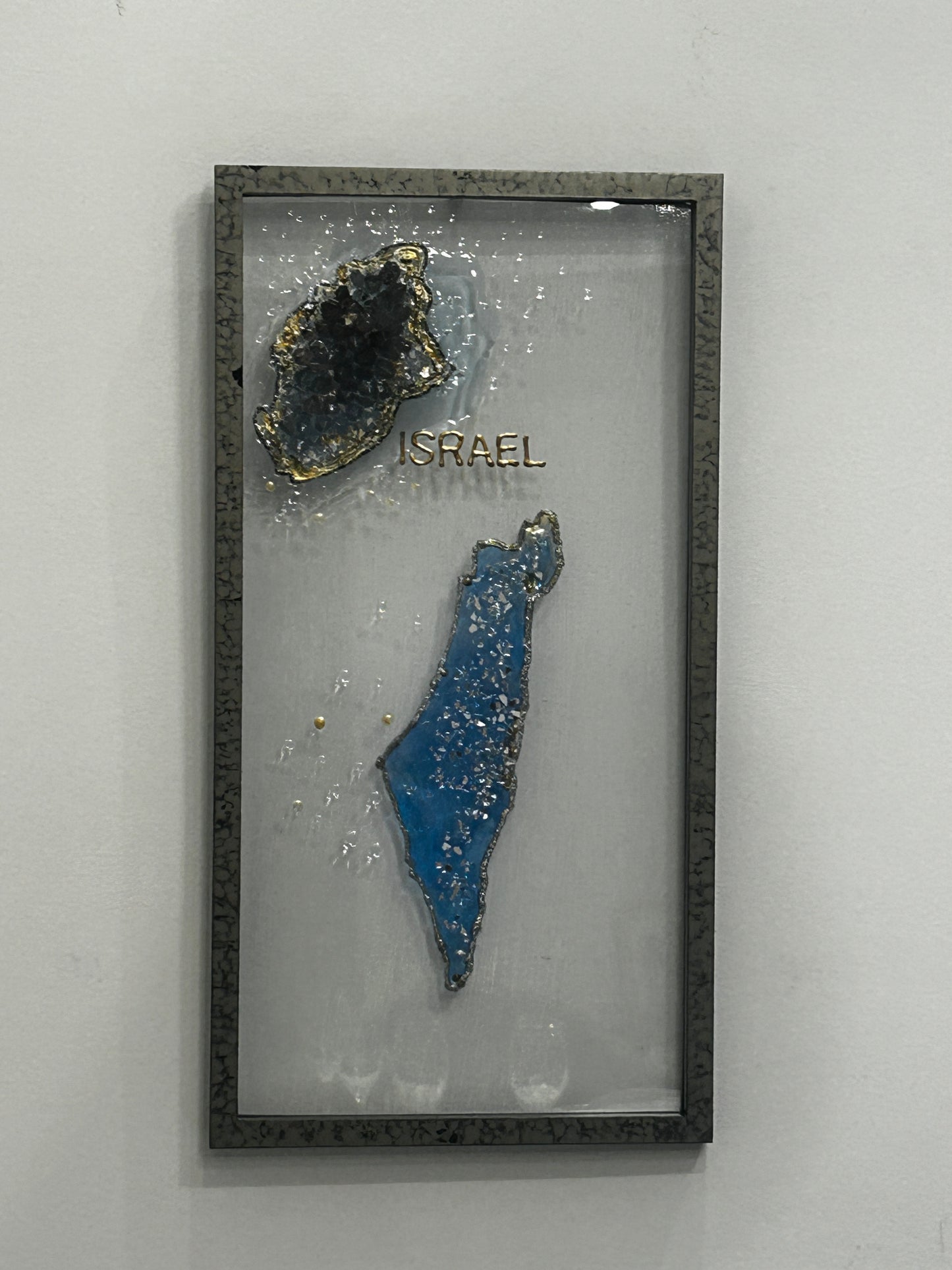 Map of Israel Geode inspiration