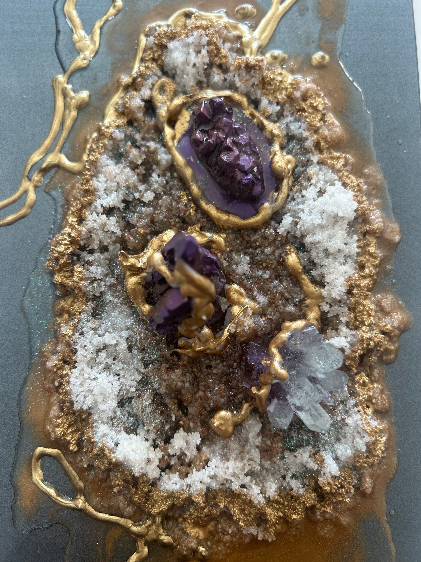 Geode Purple Gold