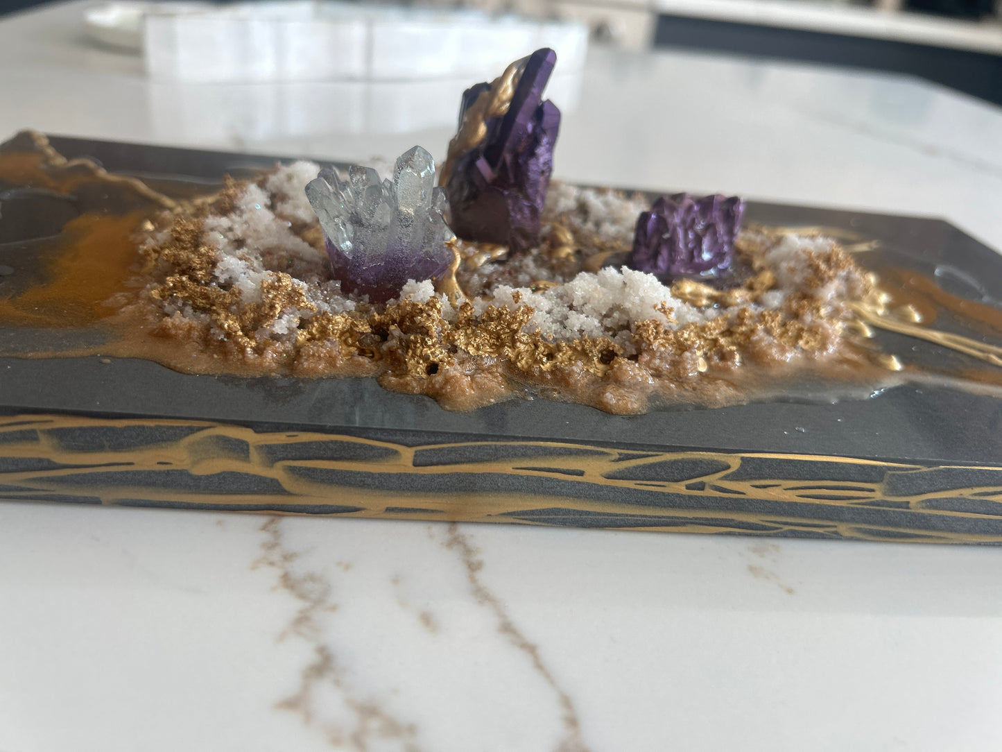 Geode Purple Gold