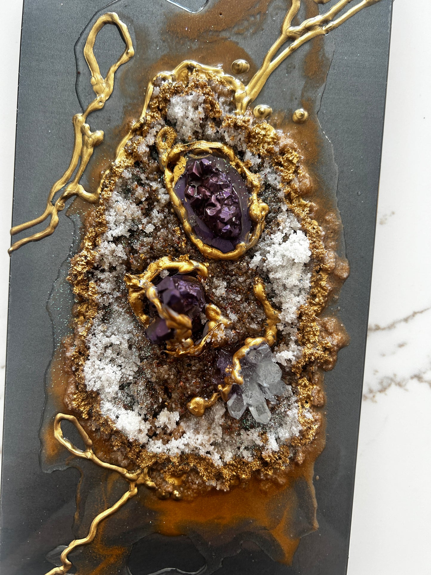 Geode Purple Gold