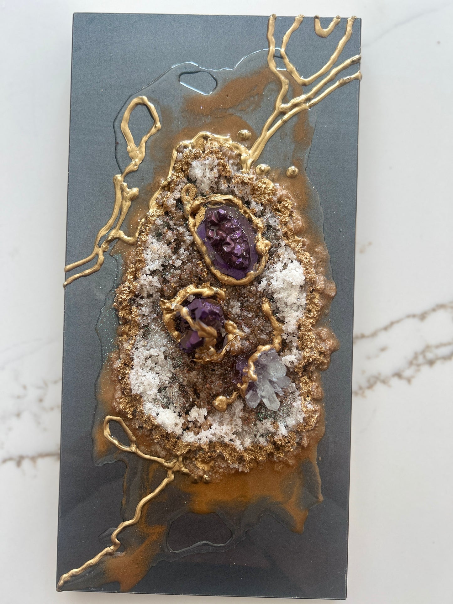 Geode Purple Gold