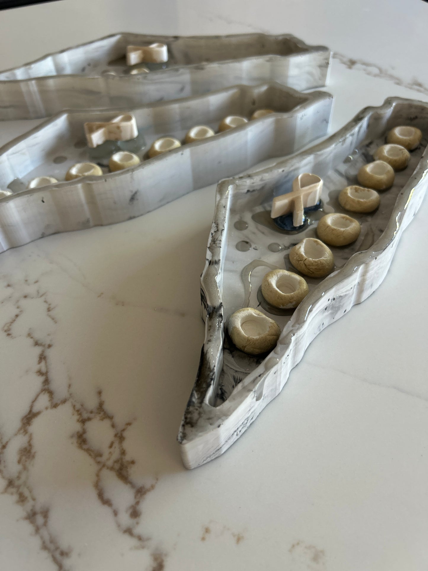 Chanukkah Menorah in the shape of Israel