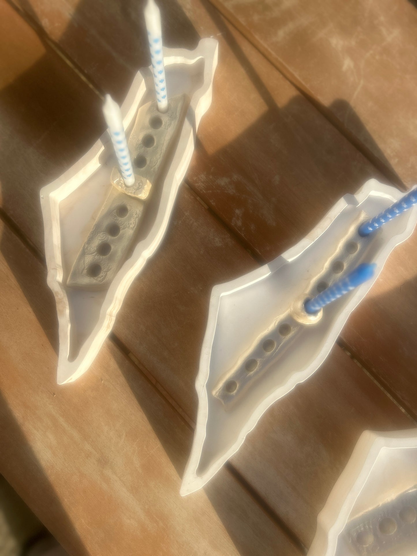 Chanukkah Pearl Menorah in the shape of Israel