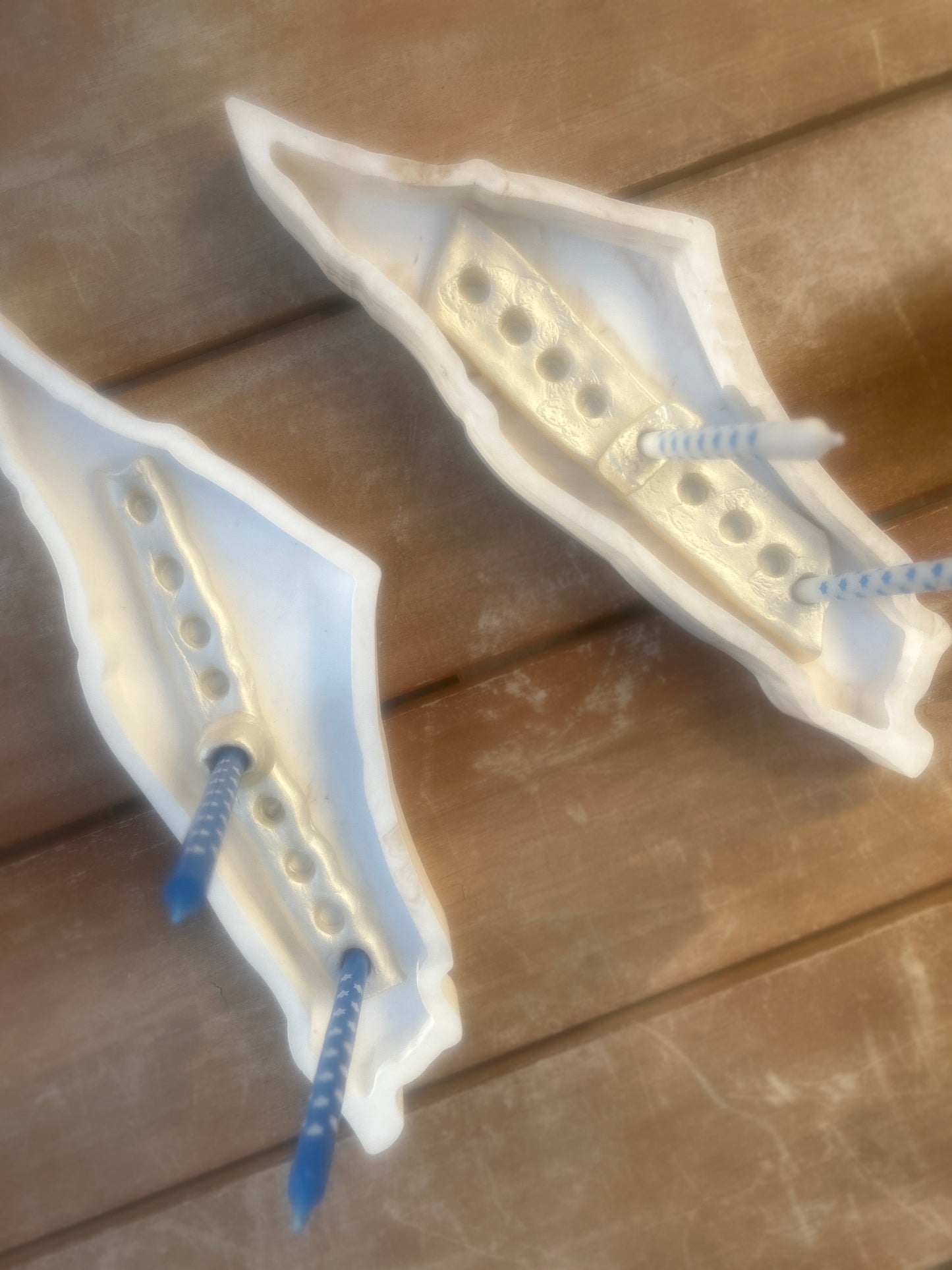 Chanukkah Pearl Menorah in the shape of Israel